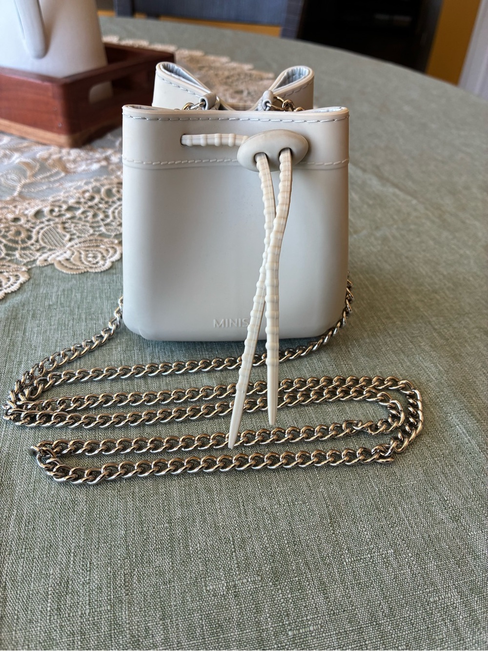 Miniso Mini Drawstring Bucket Bag - Picture 2 of 6